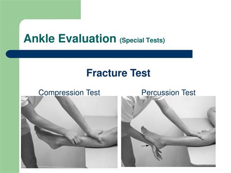 compression test ankle|special tests for ankle injuries.